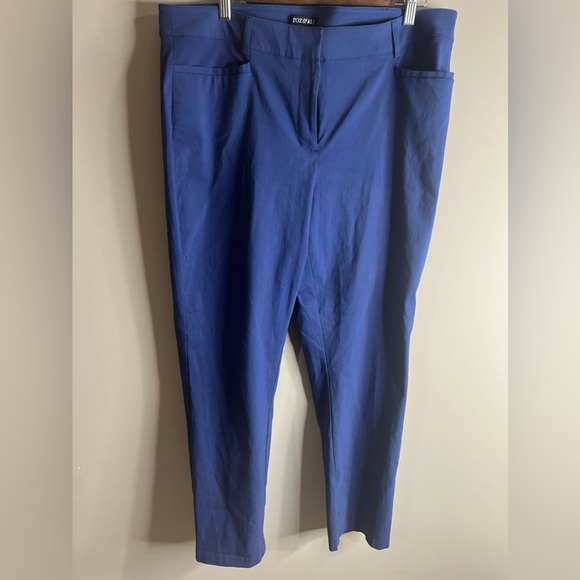 Roz & Ali navy blue dress pants size 16 - Picture 1 of 12